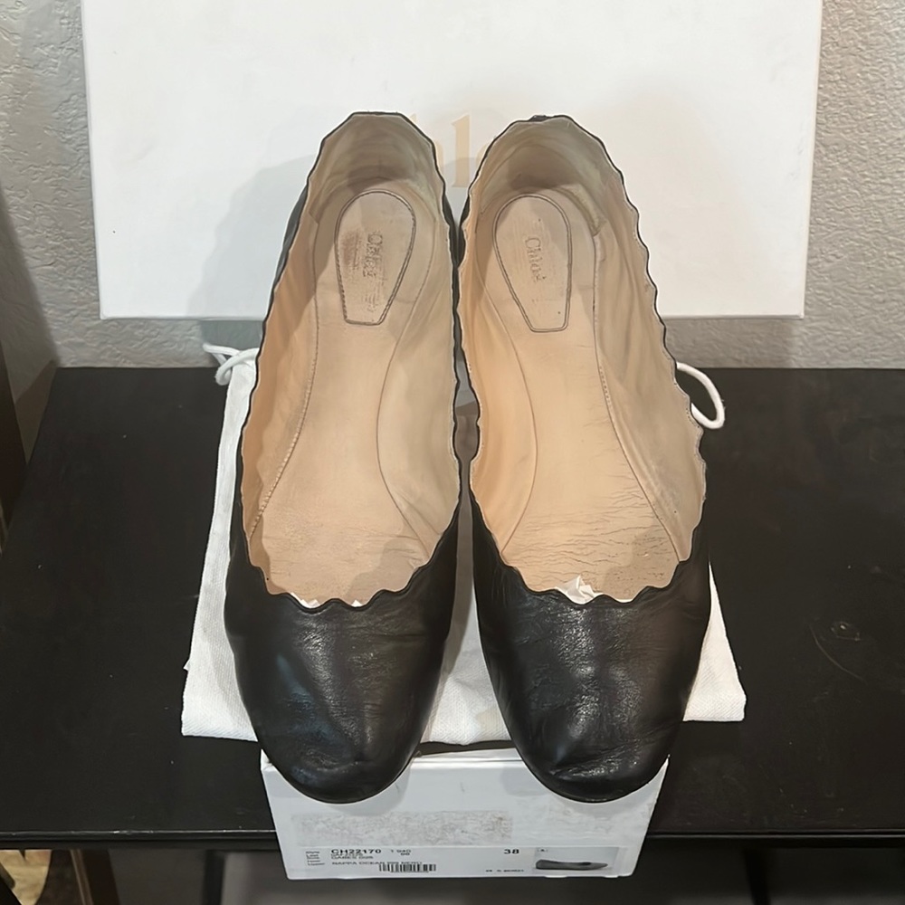 Chloe Lauren Black Flats size 38